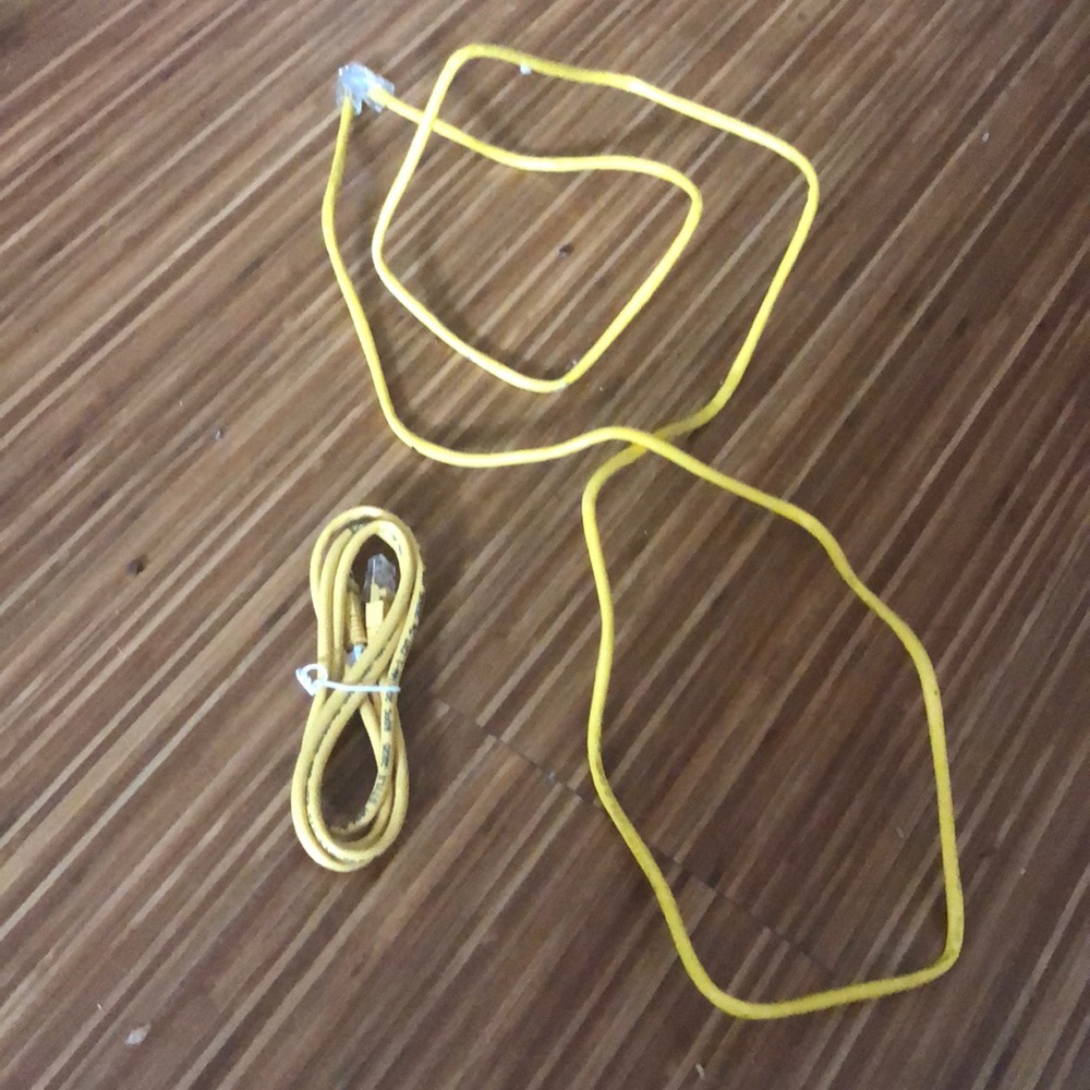 2 Ethernet cables